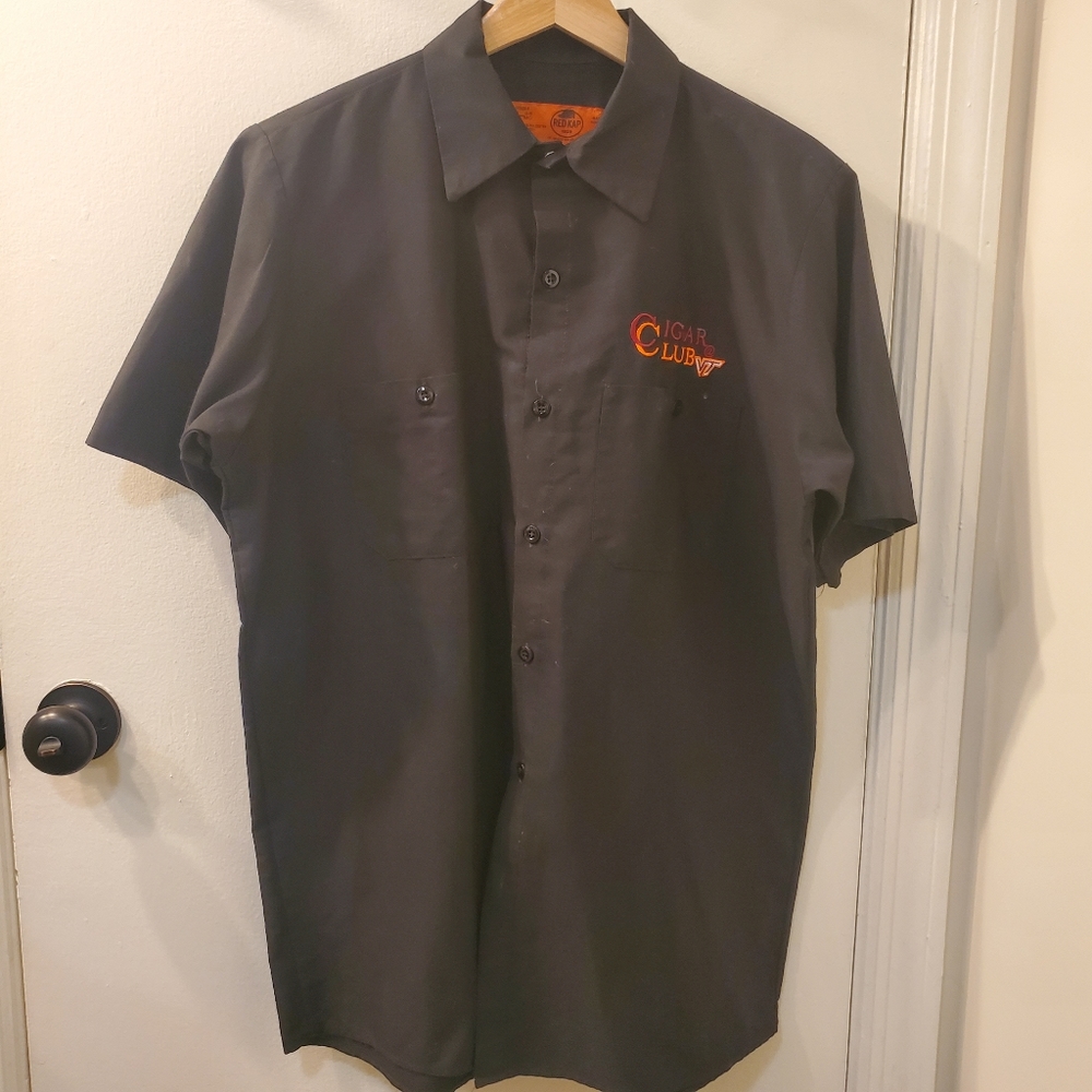 Red Kap Cigar Button Down